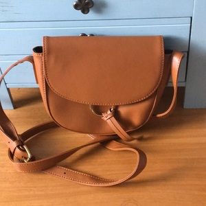 JJ Winters Camel Crossbody Bag